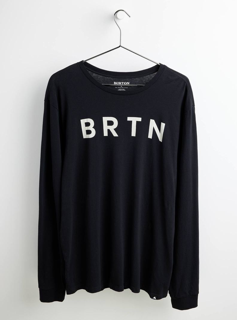 Burton BRTN Long Sleeve T-Shirts Herren Schwarz | 874-FNOGYM