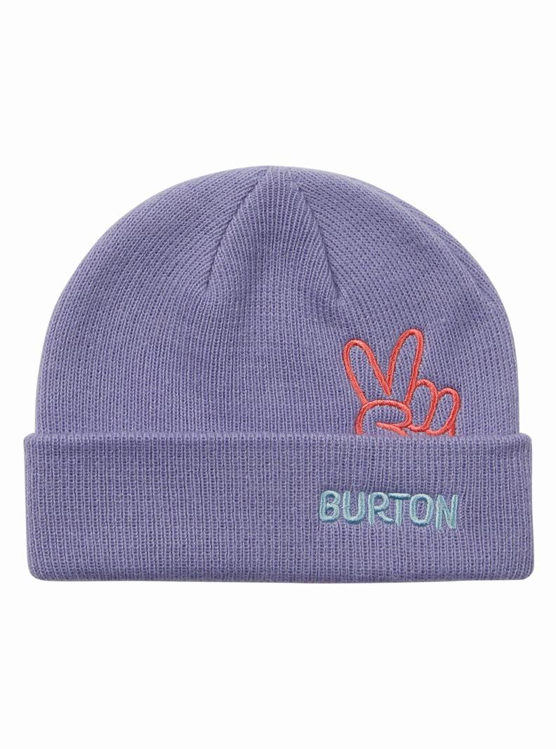 Burton Beanie Mütze Kinder Lila | 738-GRPXKQ