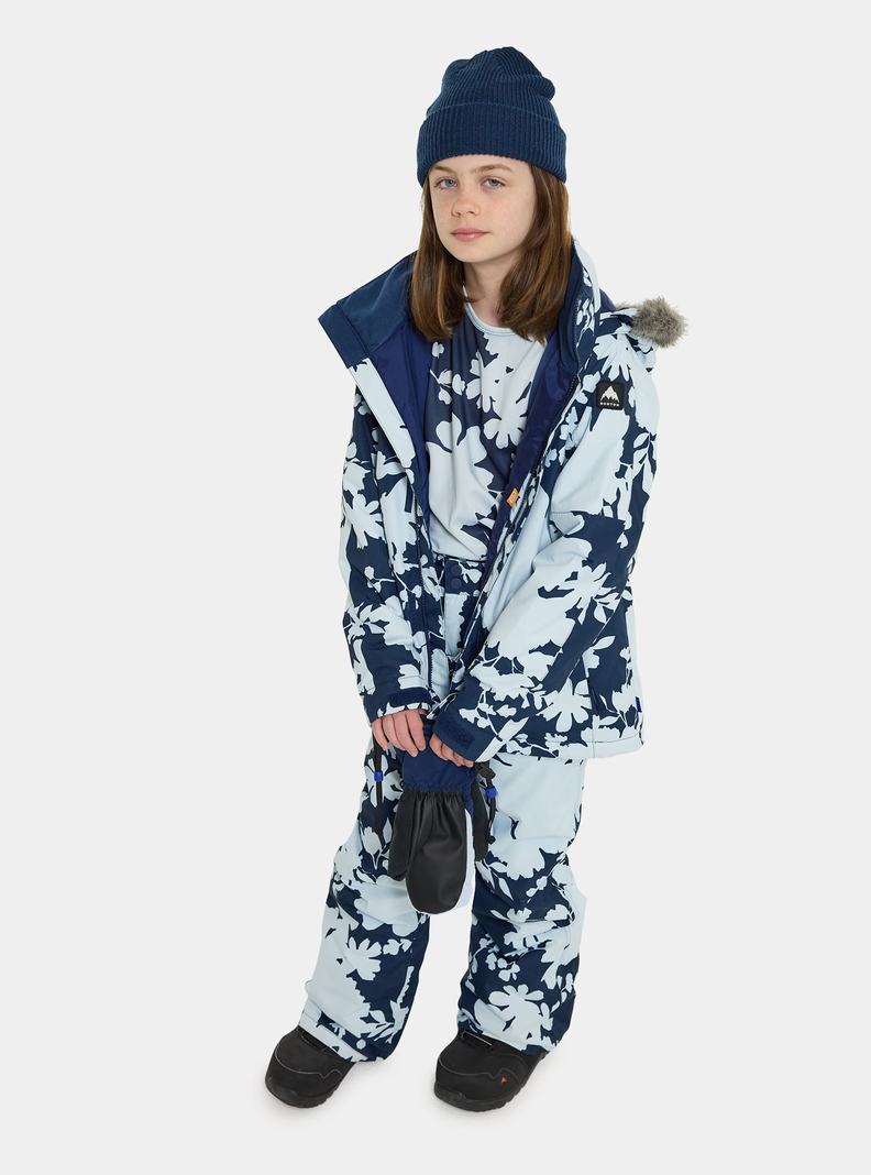 Burton Bennett Snowboardjacke Kinder Blau Braun | 240-HRZEGV