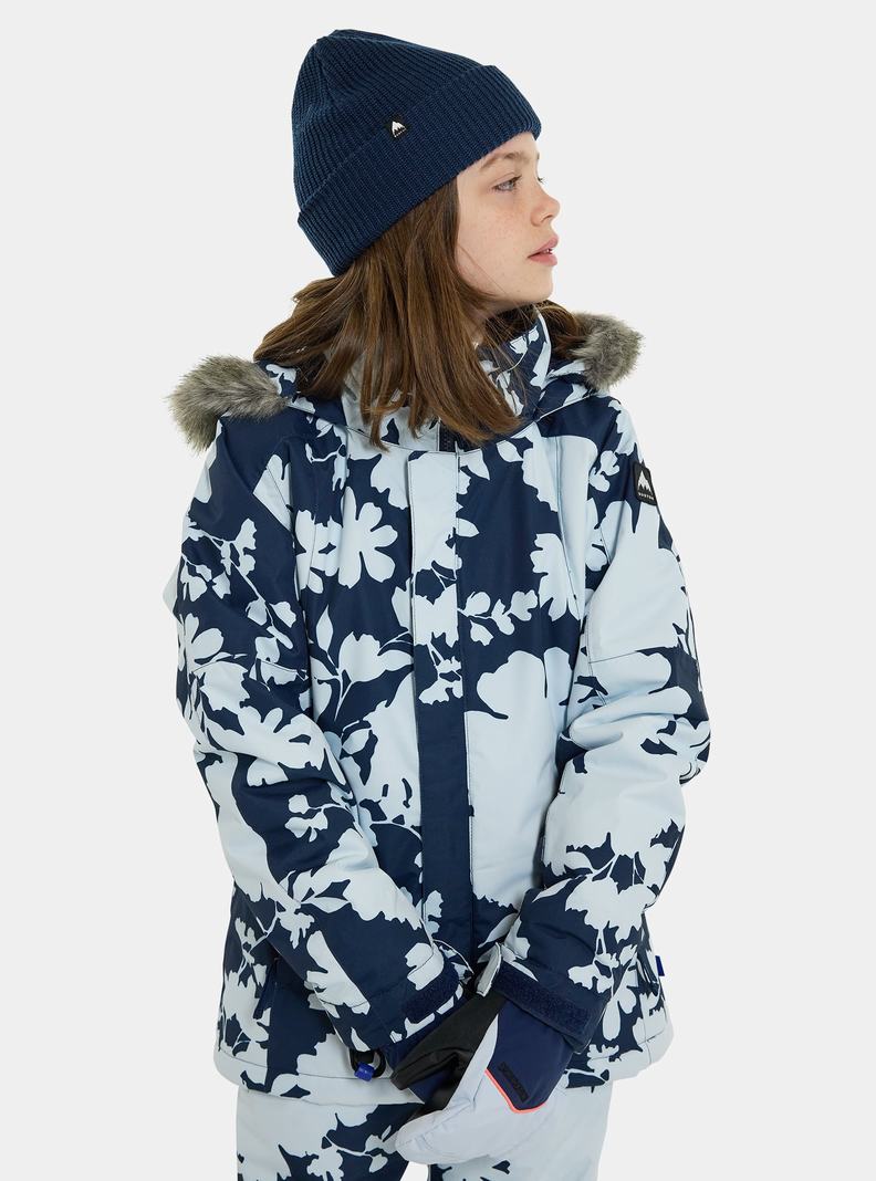 Burton Bennett Snowboardjacke Kinder Blau Braun | 240-HRZEGV