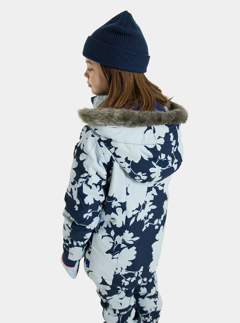 Burton Bennett Snowboardjacke Kinder Blau Braun | 240-HRZEGV