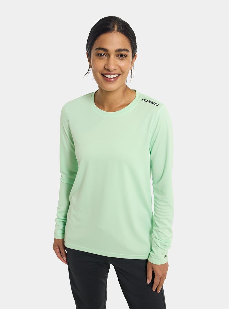 Burton Brand Active Long Sleeve Hemd Damen Grün | 562-JRNHOD