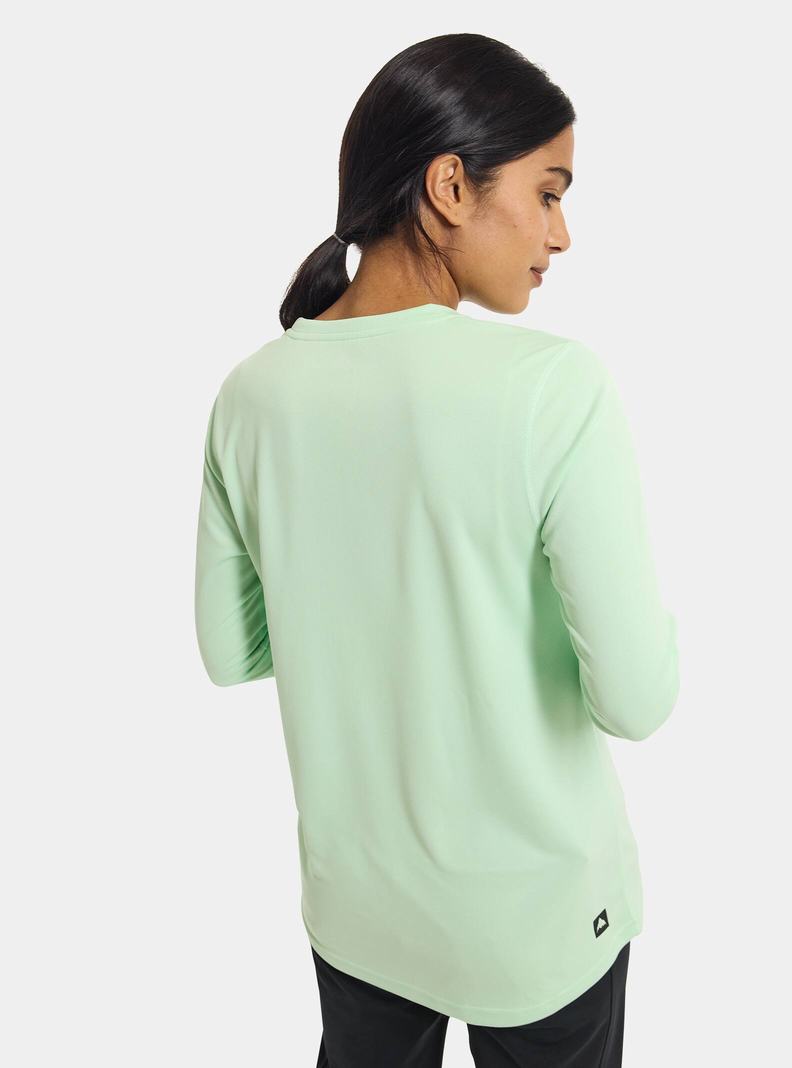 Burton Brand Active Long Sleeve Hemd Damen Grün | 562-JRNHOD