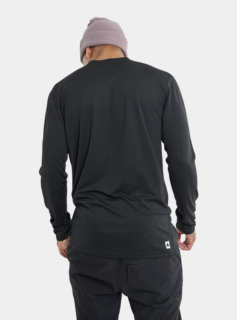 Burton Brand Active Long Sleeve Hemd Herren Schwarz | 106-FKYZMH
