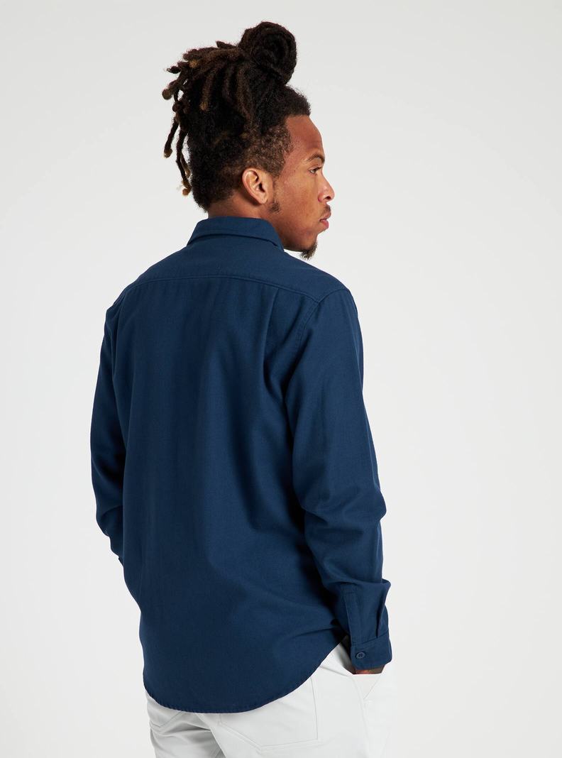 Burton Brighton Flannel Hemd Herren Blau | 291-PHOIMY