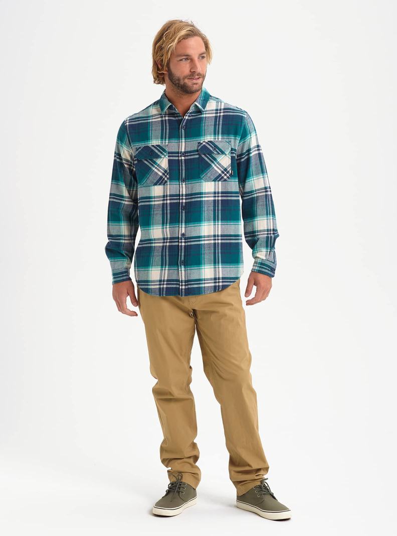 Burton Brighton Flannel Hemd Herren Blau | 351-YHWIRE