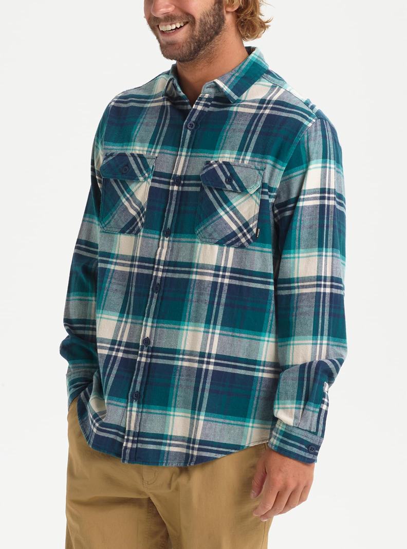 Burton Brighton Flannel Hemd Herren Blau | 351-YHWIRE