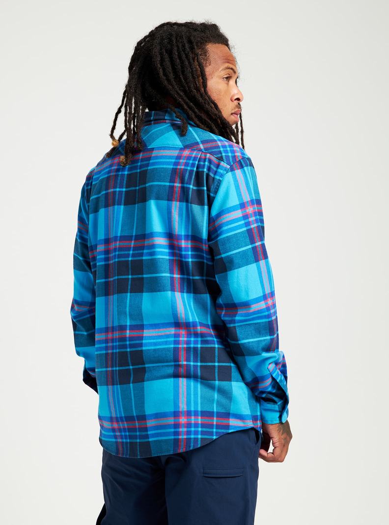 Burton Brighton Flannel Hemd Herren Blau | 479-YMHNRZ