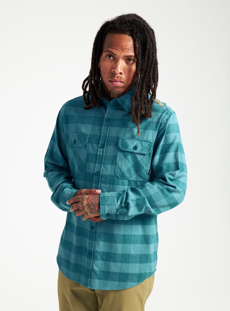Burton Brighton Flannel Hemd Herren Blau | 751-ONQMWE