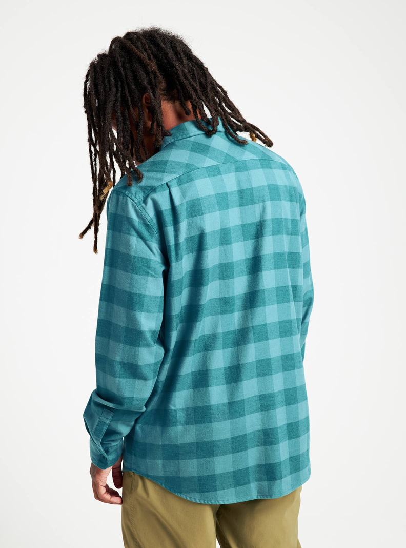 Burton Brighton Flannel Hemd Herren Blau | 751-ONQMWE