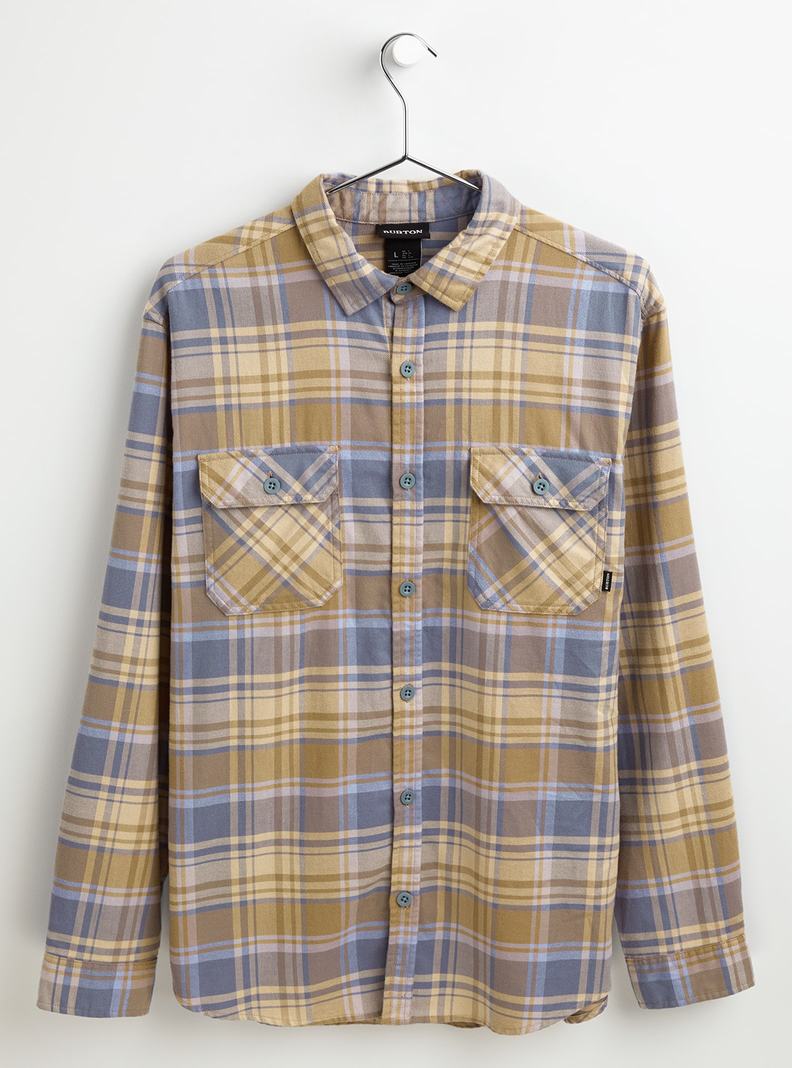 Burton Brighton Flannel Hemd Herren Khaki Blau | 842-RNAYHK