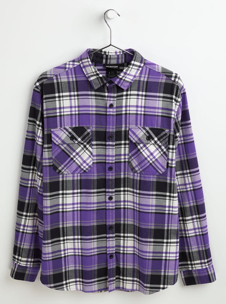Burton Brighton Flannel Hemd Herren Lila | 596-ANVCRW