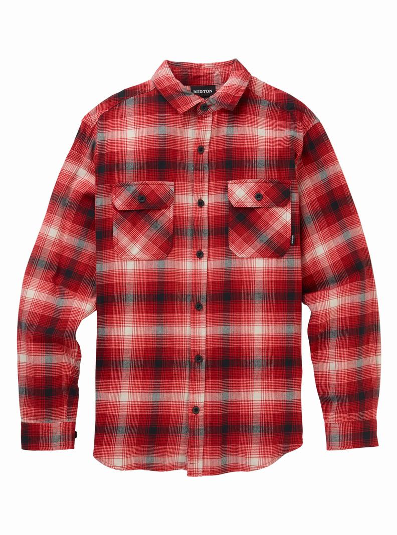 Burton Brighton Flannel Hemd Herren Rot | 714-QORJPW