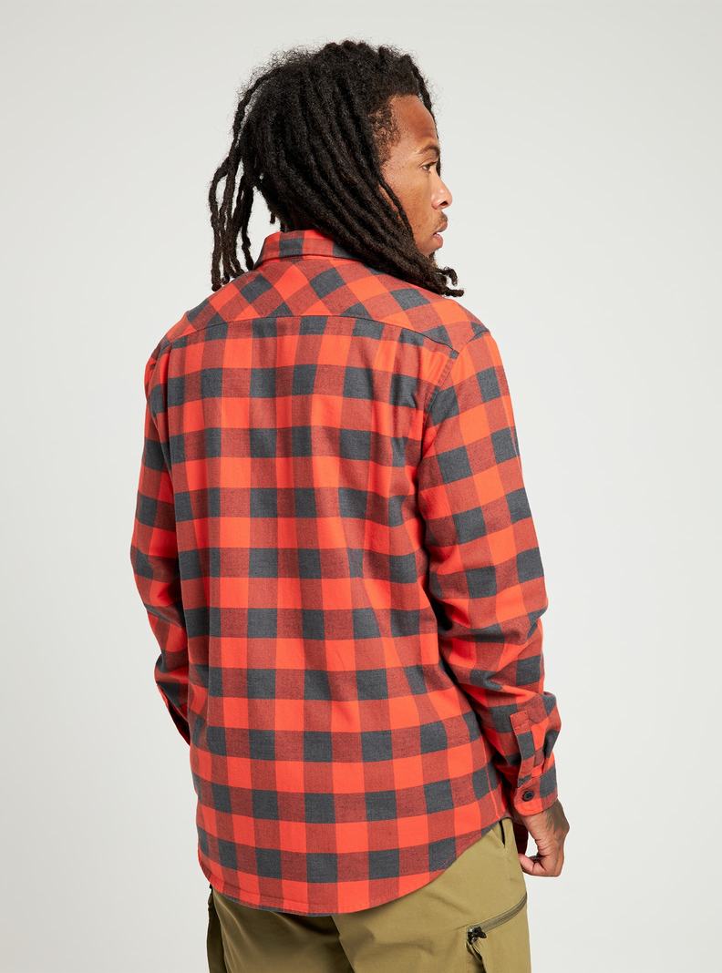 Burton Brighton Flannel Hemd Herren Rot | 953-IMKPGY