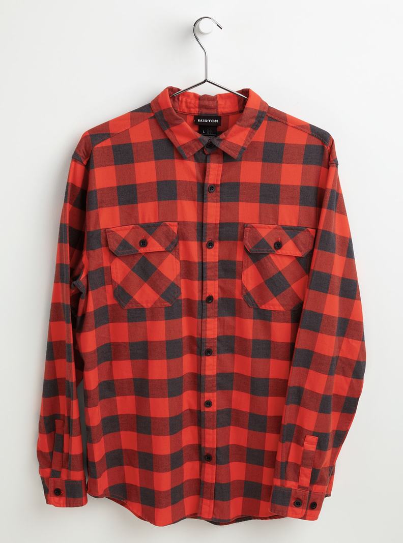 Burton Brighton Flannel Hemd Herren Rot | 953-IMKPGY