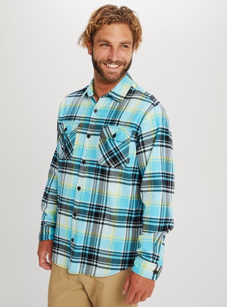 Burton Brighton Flannel Hemd Herren Schwarz | 370-ZNREPX