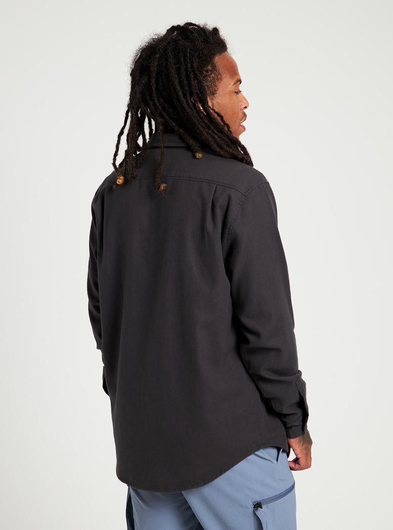 Burton Brighton Flannel Hemd Herren Schwarz | 736-ISDOYX