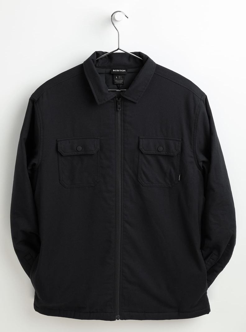 Burton Brighton Insulated Flannel Hemd Herren Schwarz | 204-KRLZQM