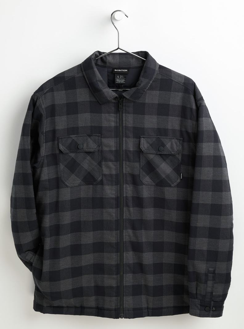 Burton Brighton Insulated Flannel Hemd Herren Schwarz | 230-DISCWJ