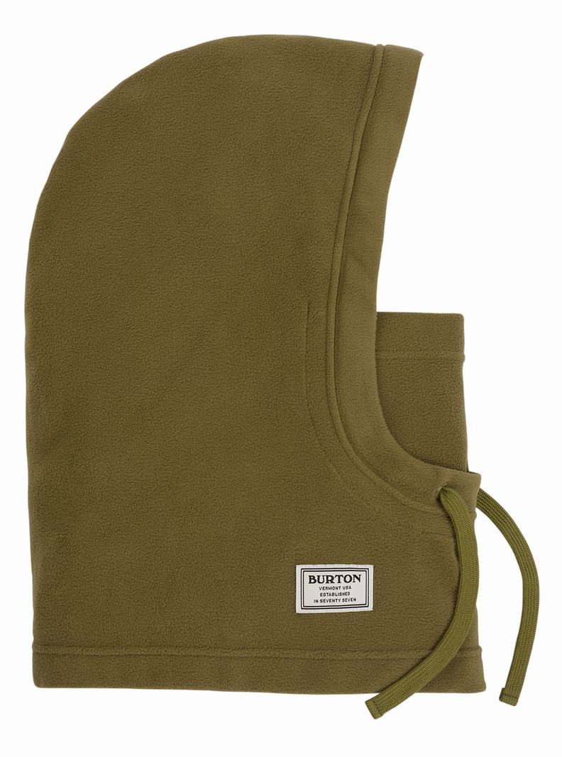 Burton Burke Hood Skimasken Damen Olivgrün | 951-VCSFPX