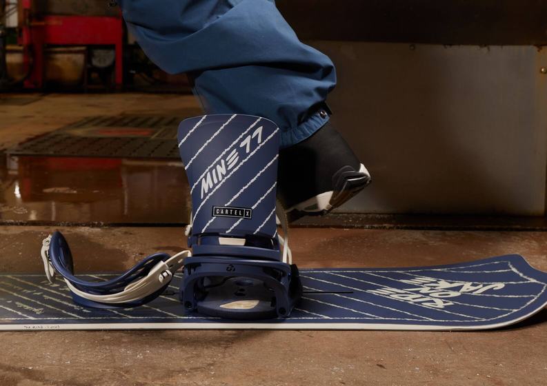Burton Cartel X EST Snowboard Bindung Herren Blau | 317-LNFYRC