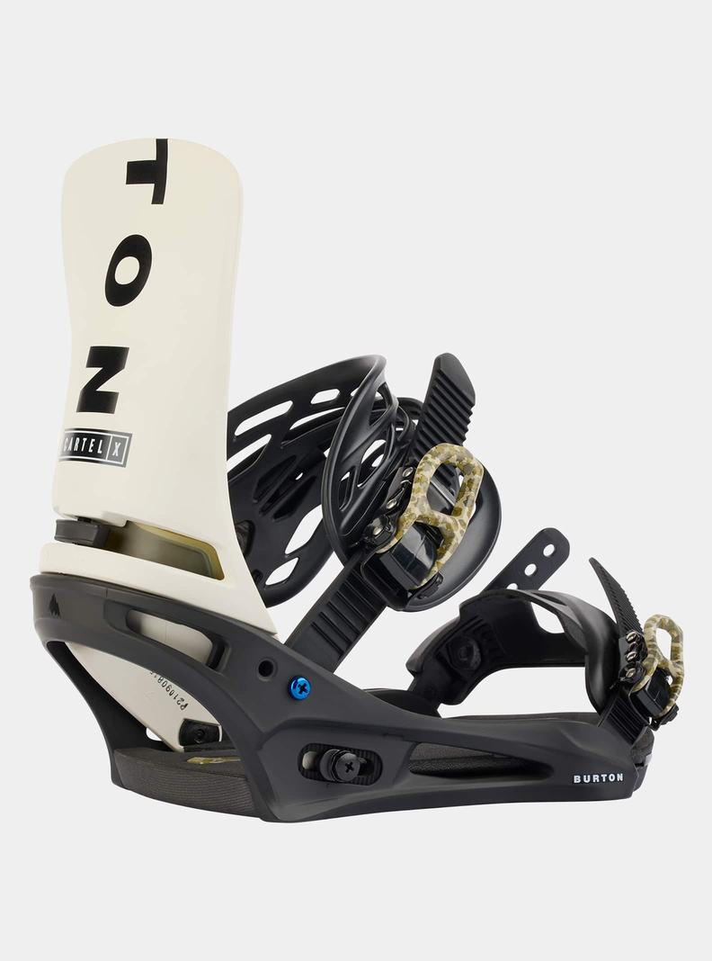 Burton Cartel X Re:Flex Snowboard Bindung Herren Schwarz Weiß | 613-ZUFNVE