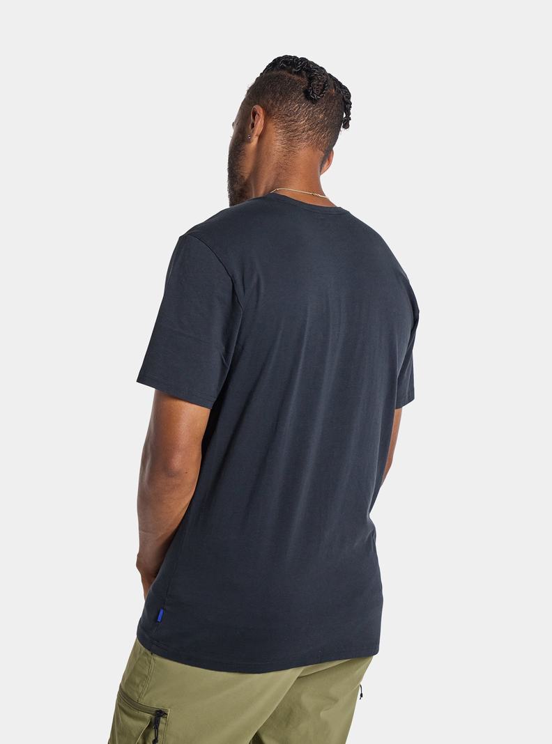 Burton Cartographer Kurzes Sleeve T-Shirts Herren Schwarz | 341-ZLPERK
