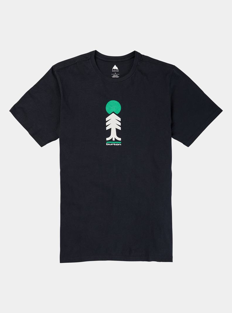 Burton Cartographer Kurzes Sleeve T-Shirts Herren Schwarz | 341-ZLPERK