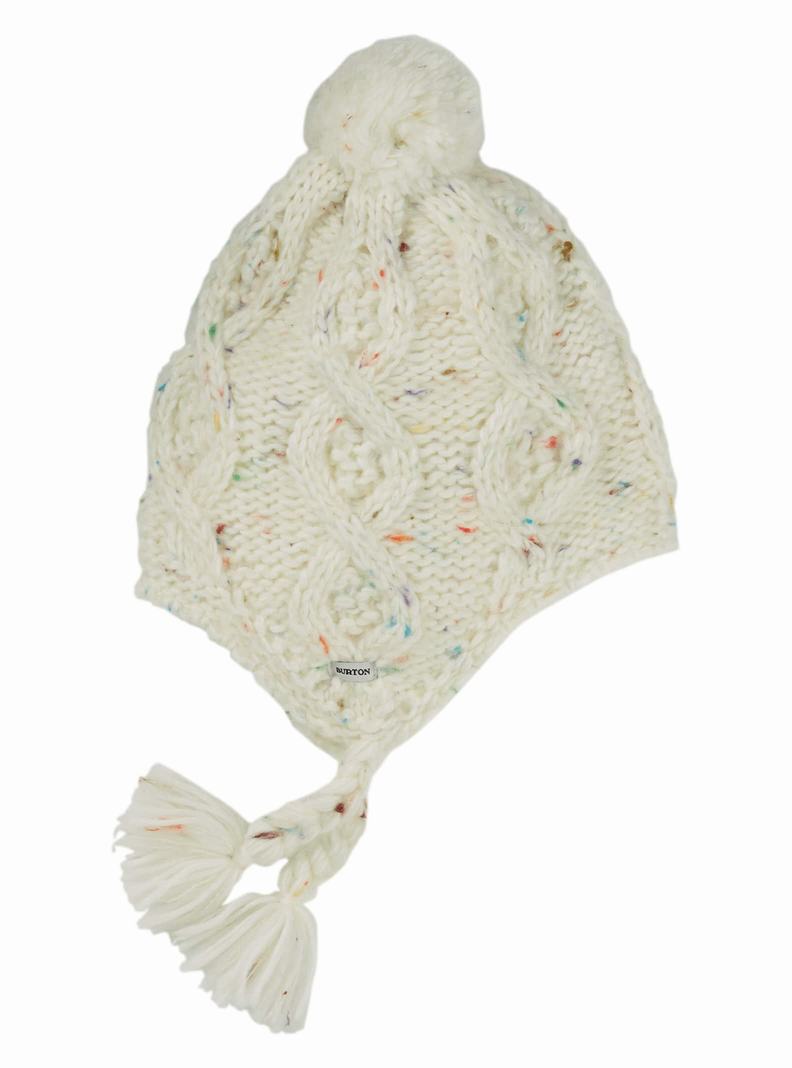 Burton Chloe Earflap Mütze Kinder Weiß | 018-RDZVKO