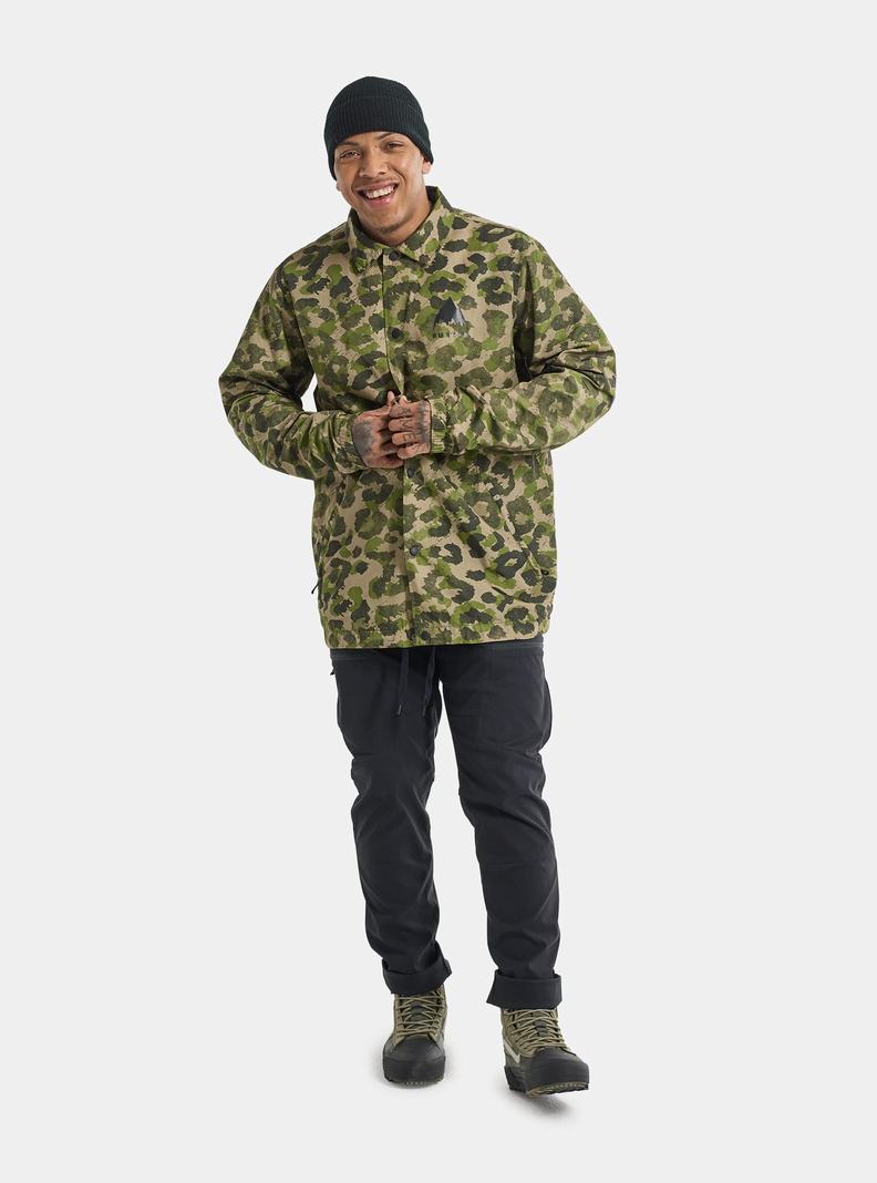 Burton Coaches Snowboardjacke Herren Camouflage | 301-HDNFTX