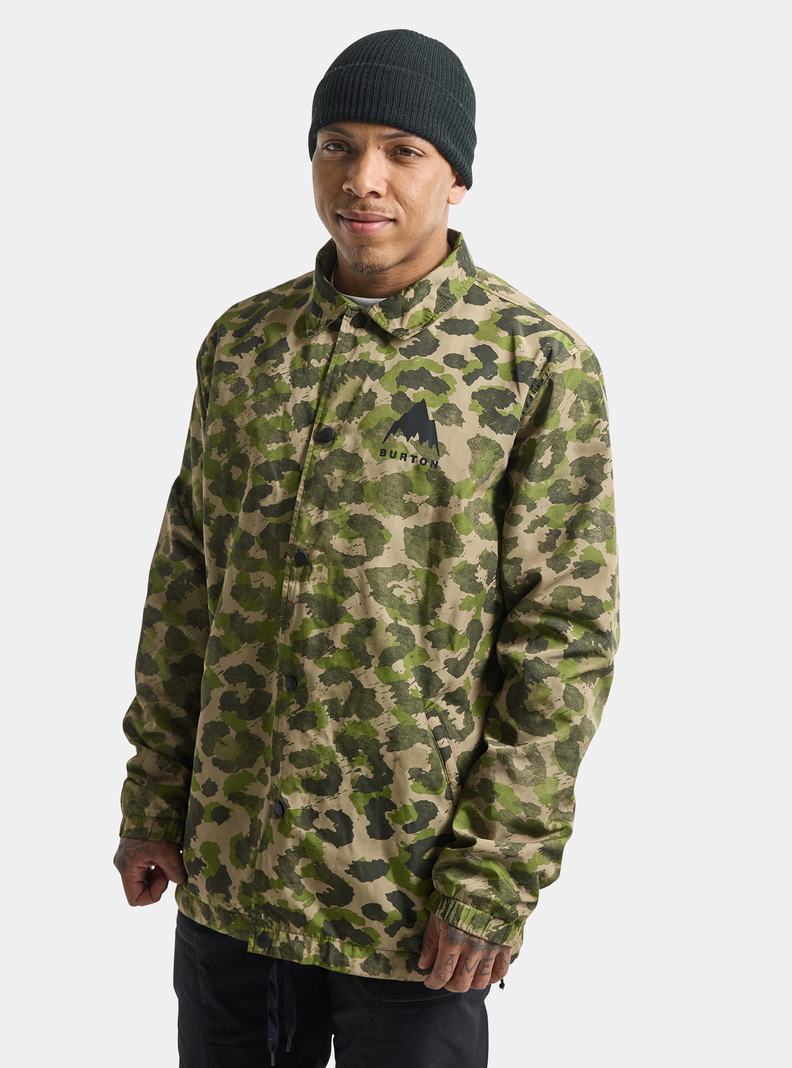 Burton Coaches Snowboardjacke Herren Camouflage | 301-HDNFTX