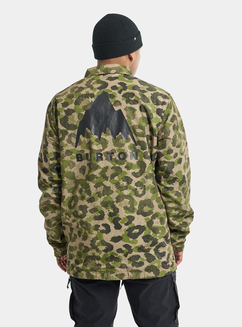 Burton Coaches Snowboardjacke Herren Camouflage | 301-HDNFTX