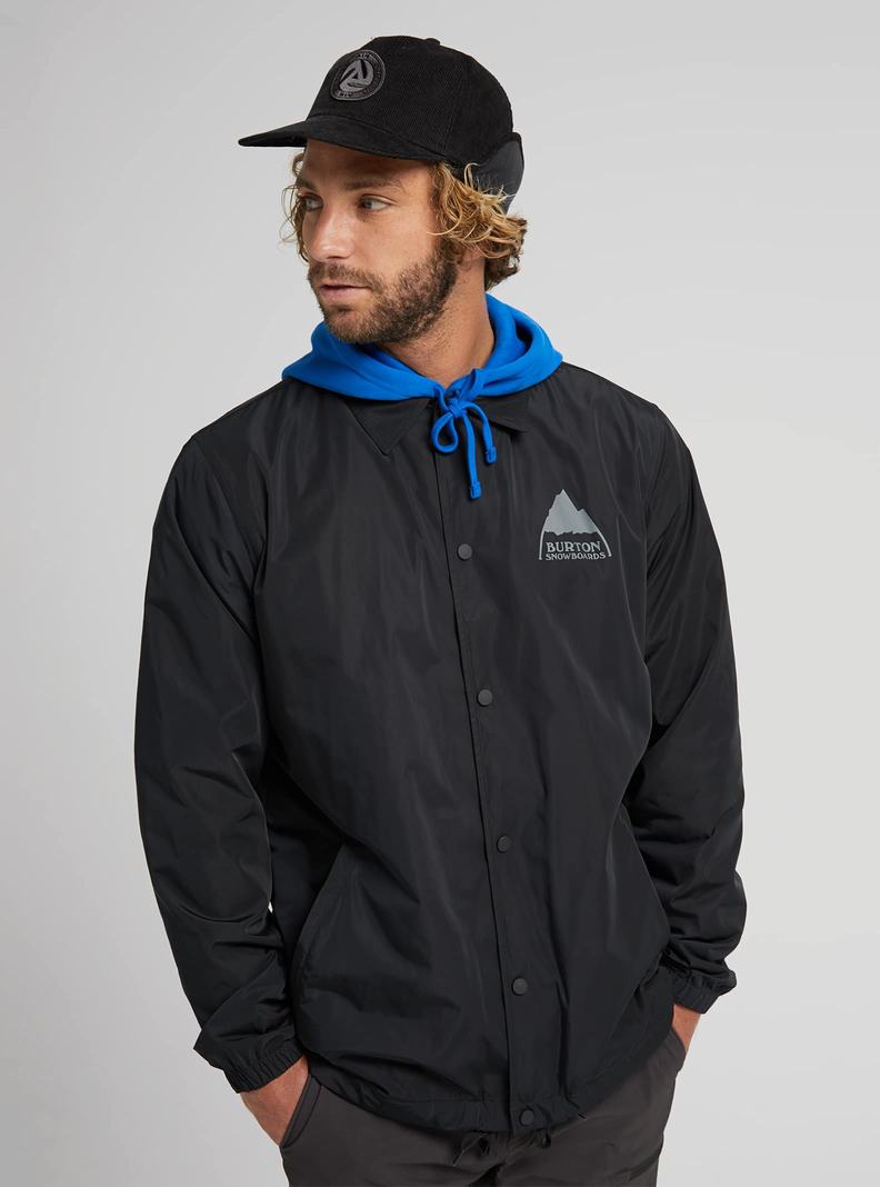 Burton Coaches Snowboardjacke Herren Schwarz | 182-NIGBAD
