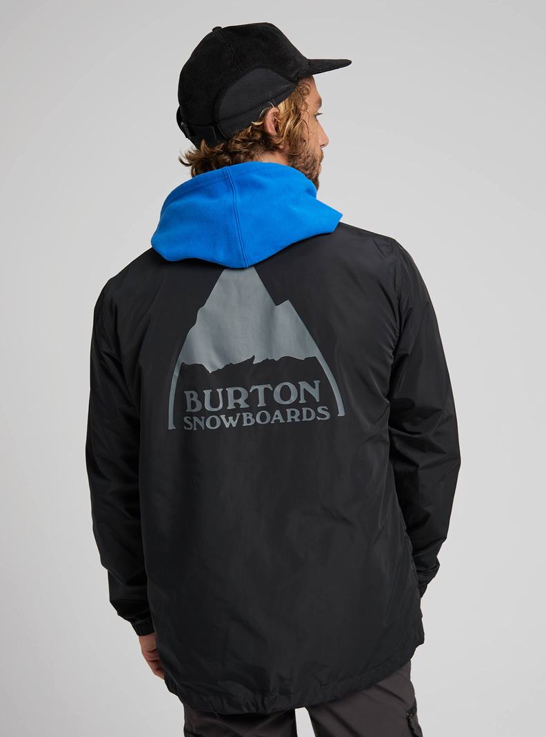 Burton Coaches Snowboardjacke Herren Schwarz | 182-NIGBAD