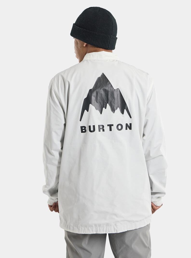 Burton Coaches Snowboardjacke Herren Weiß | 458-UPWLTM