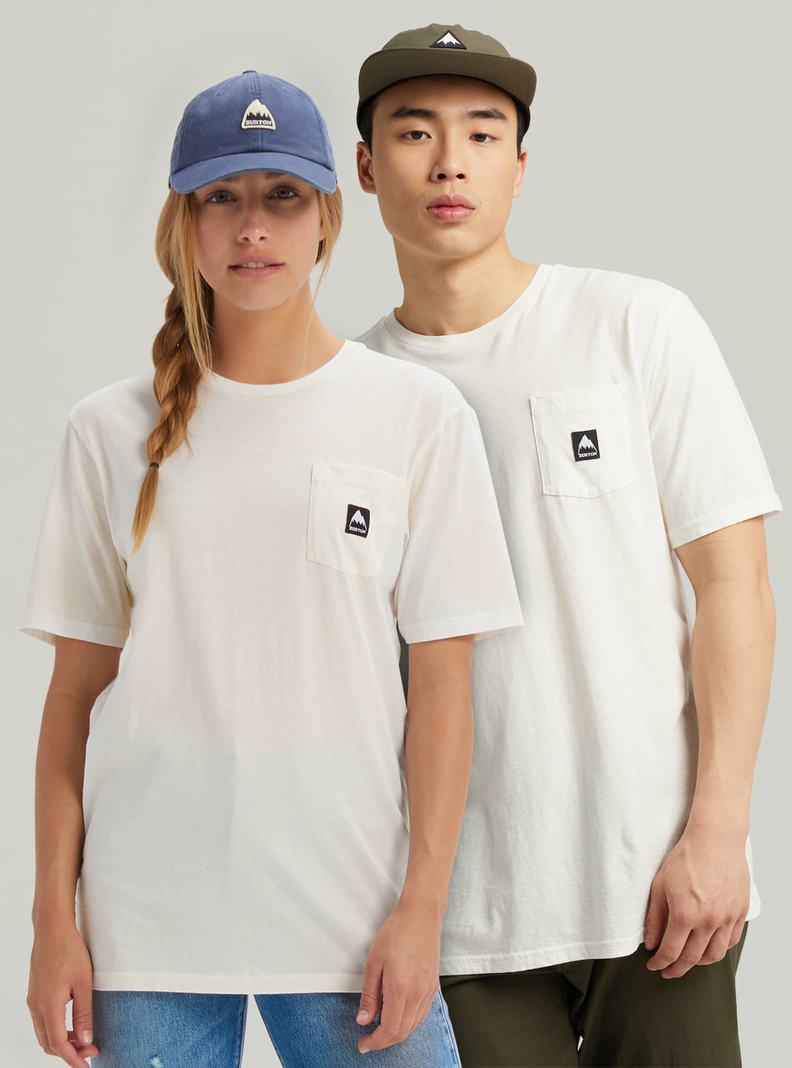 Burton Colfax Kurzes Sleeve T-Shirts Damen Weiß | 634-AJCIWK