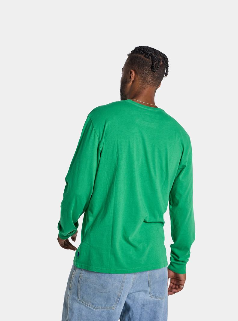 Burton Colfax Long Sleeve T-Shirts Damen Grün | 472-EKLDNQ