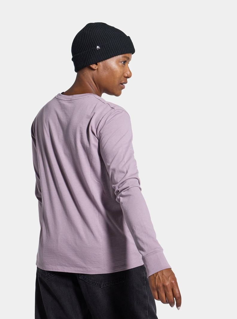 Burton Colfax Long Sleeve T-Shirts Damen Lavendel | 594-YTGXPW