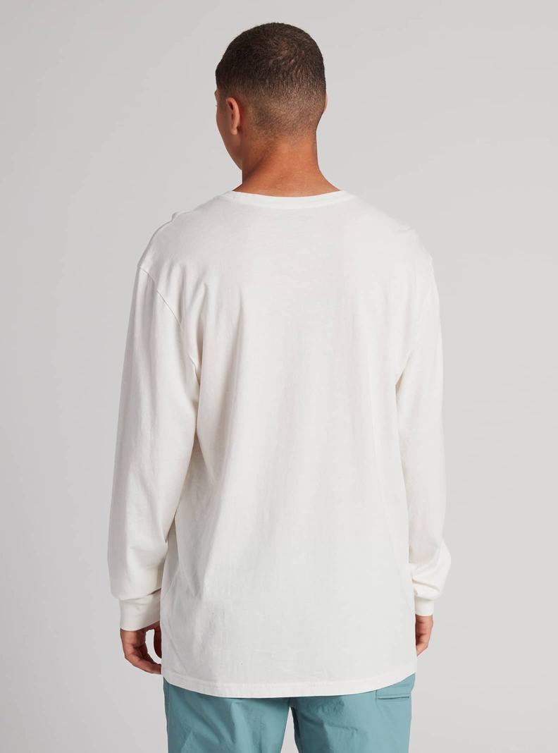 Burton Colfax Long Sleeve T-Shirts Damen Weiß | 873-XZGSKC