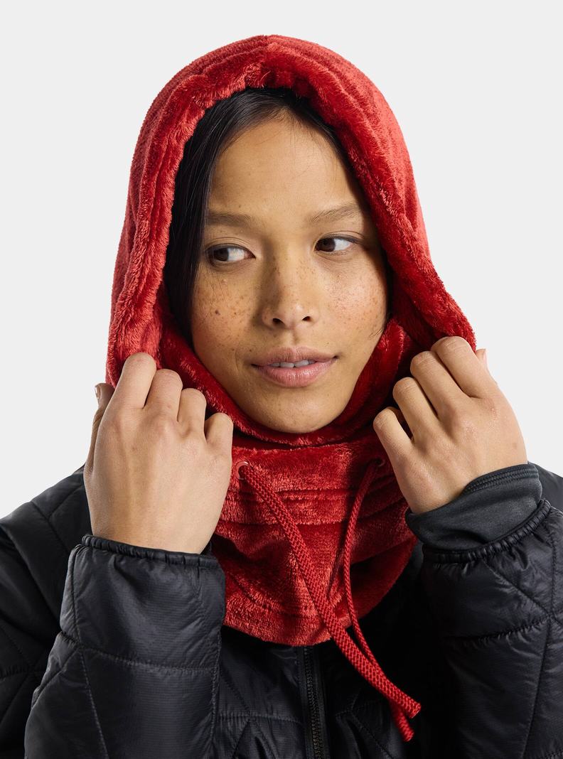 Burton Cora Hood Skimasken Damen Orange Rosa | 692-BCTLNJ