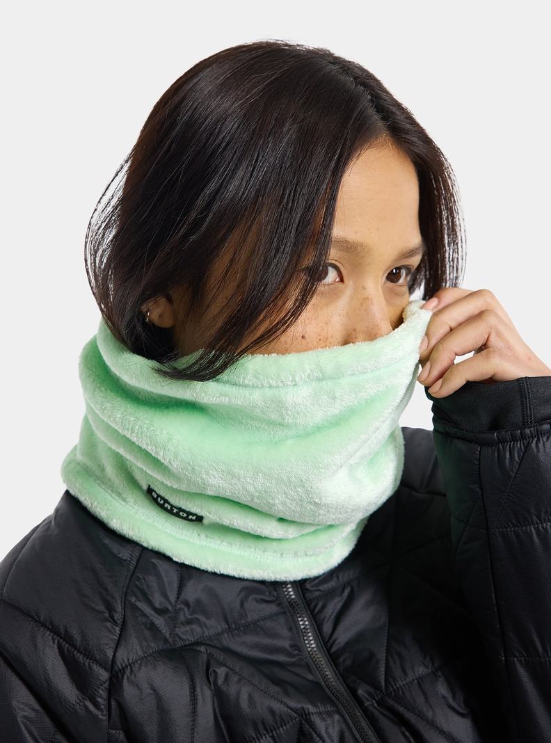 Burton Cora Neck Warmer Neckwarmer Damen Grün | 479-KNOPIR