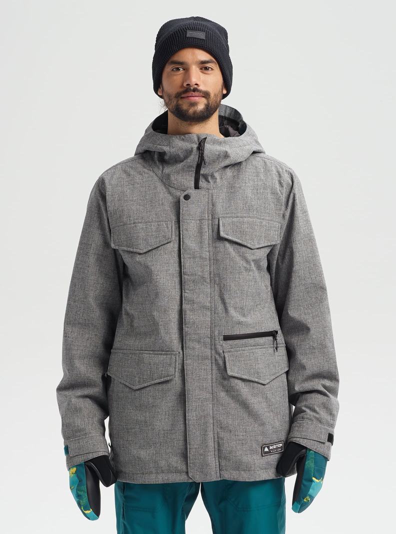 Burton Covert 2L (Slim Fit) Snowboardjacke Herren Grau | 956-VXDUNM