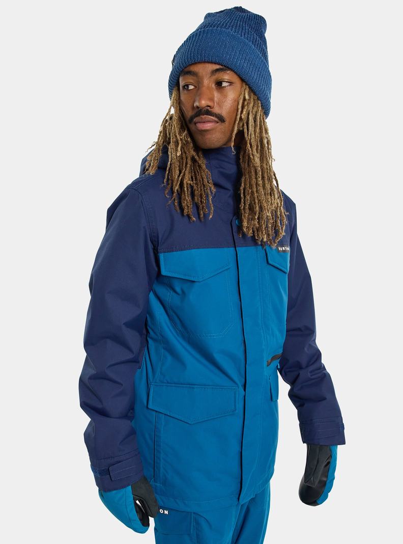 Burton Covert 2L Snowboardjacke Herren Blau | 062-SAJEFG