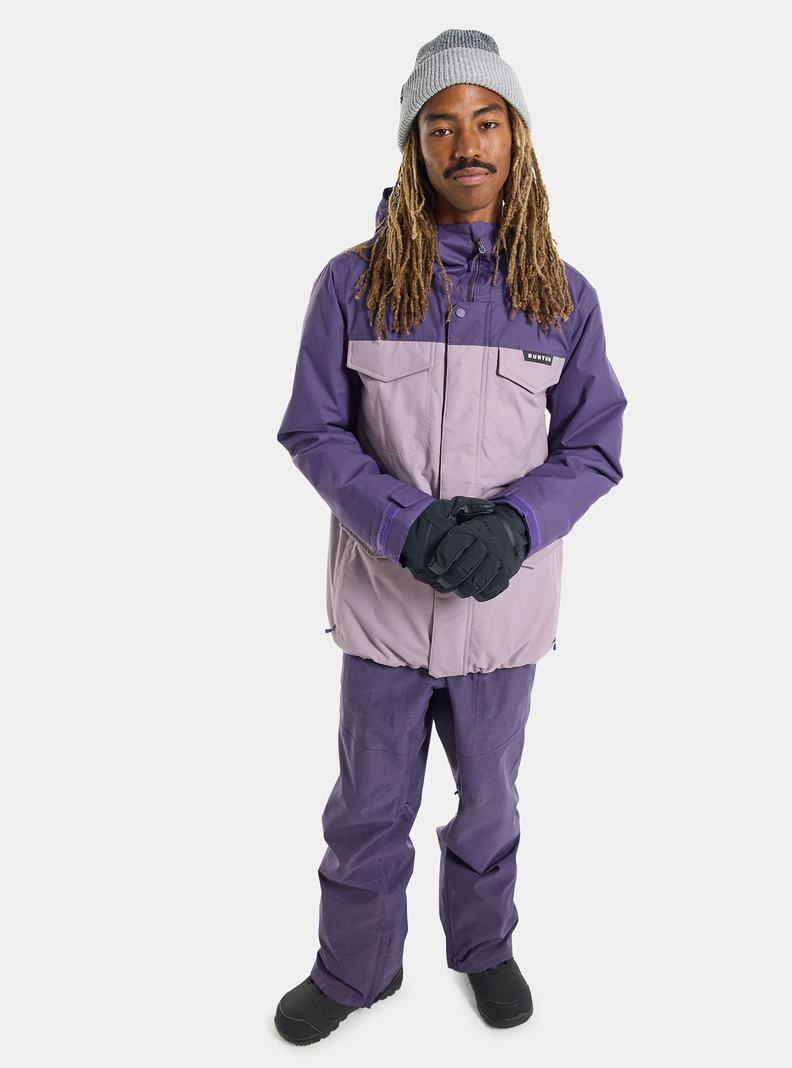 Burton Covert 2L Snowboardjacke Herren Lila | 937-IVKGAT