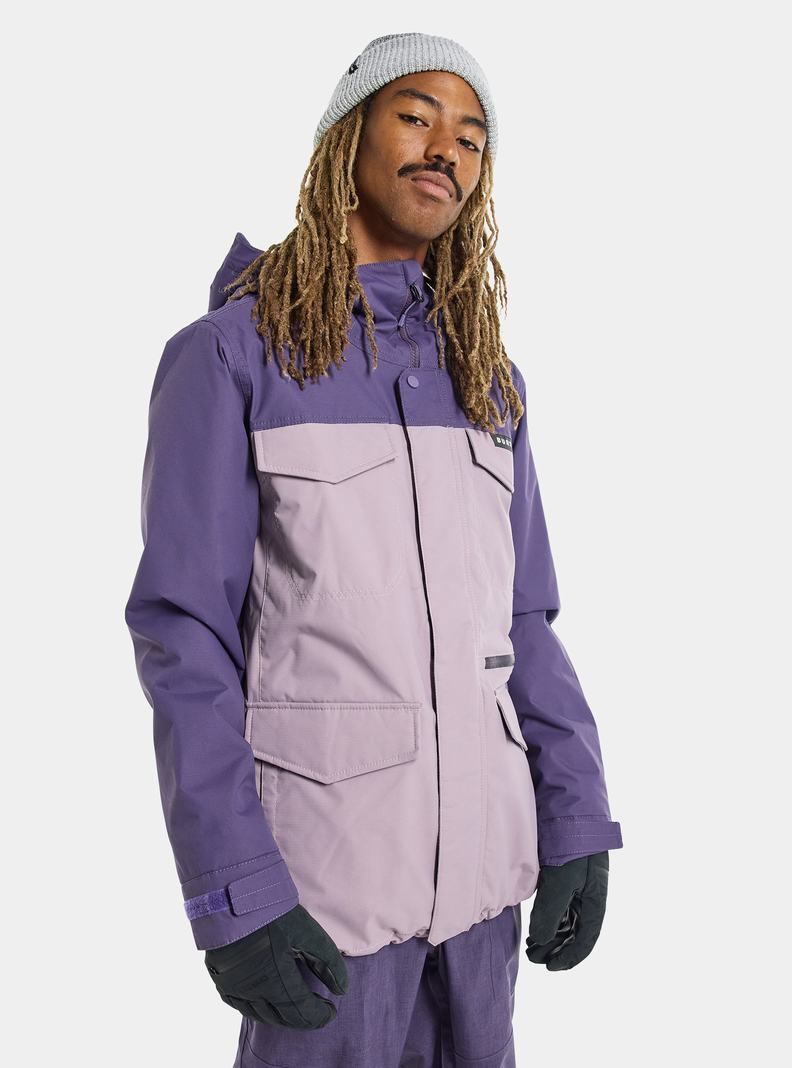Burton Covert 2L Snowboardjacke Herren Lila | 937-IVKGAT