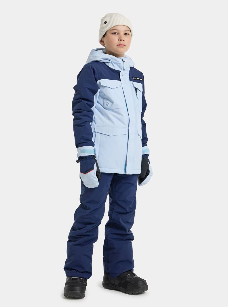 Burton Covert 2L Snowboardjacke Kinder Blau | 957-ADHWZM