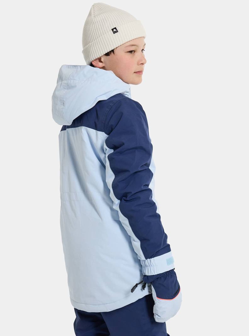 Burton Covert 2L Snowboardjacke Kinder Blau | 957-ADHWZM