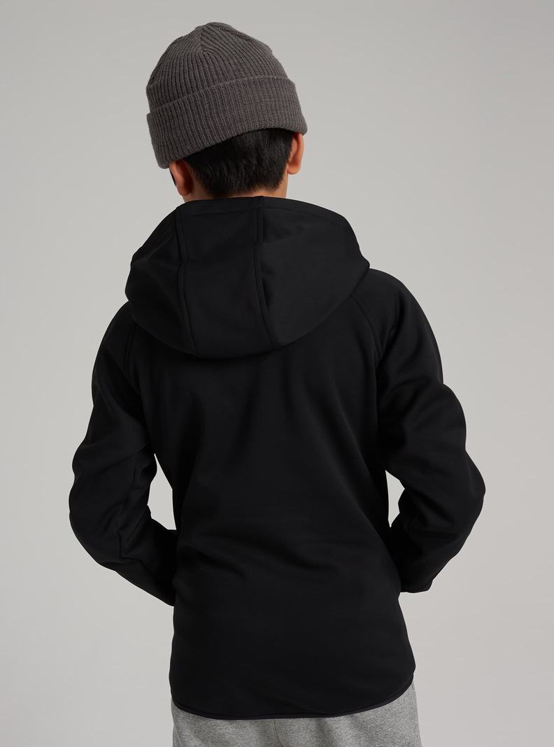 Burton Crown Weatherproof Full-Zip Fleece Sweatshirts Kinder Schwarz | 361-XYCTOJ