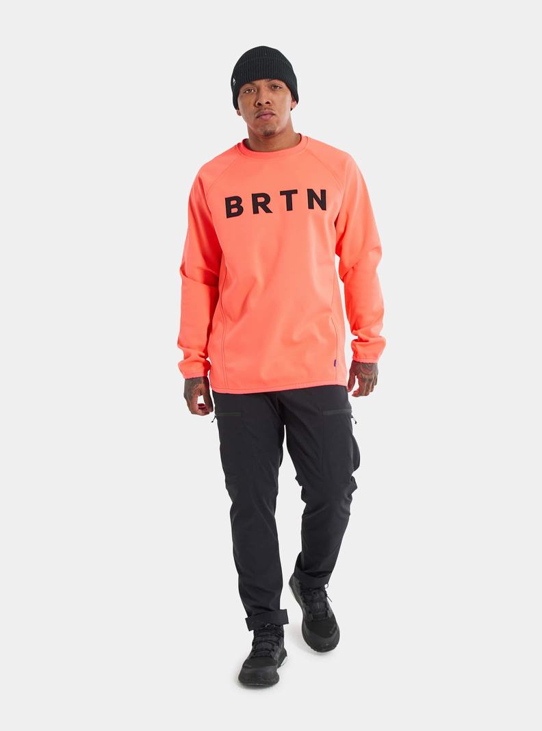 Burton Crown Weatherproof Pullover Crew Sweatshirts Herren Orange | 062-MFOKXB