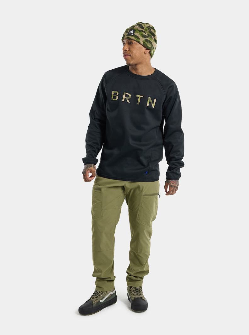 Burton Crown Weatherproof Pullover Crew Sweatshirts Herren Schwarz | 420-GYMFBR